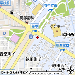 丸亀製麺 金沢畝田店周辺の地図