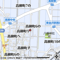 石川県金沢市高柳町リ81周辺の地図