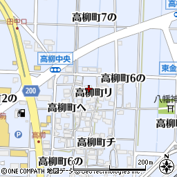 石川県金沢市高柳町リ11周辺の地図