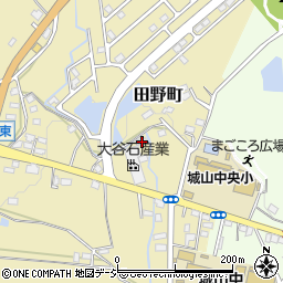 栃木県宇都宮市田野町318-1周辺の地図