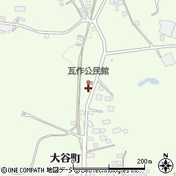 栃木県宇都宮市大谷町800周辺の地図