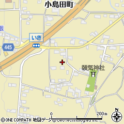 長野県長野市小島田町825-3周辺の地図