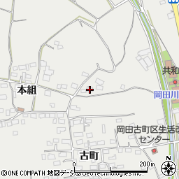 長野県長野市篠ノ井岡田1352-4周辺の地図