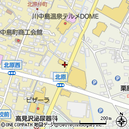 無添くら寿司 長野川中島店周辺の地図