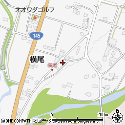 群馬県吾妻郡中之条町横尾1399-3周辺の地図