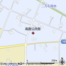 富山県南砺市高屋140周辺の地図