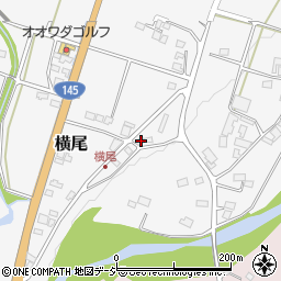 群馬県吾妻郡中之条町横尾1401周辺の地図