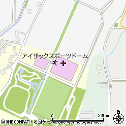 アイザックスポーツドーム（富山市屋内競技場）周辺の地図