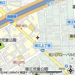 丸一石油株式会社　金沢駅西給油所周辺の地図