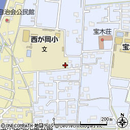 栃木県宇都宮市宝木町2丁目1073周辺の地図