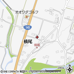 群馬県吾妻郡中之条町横尾1407周辺の地図