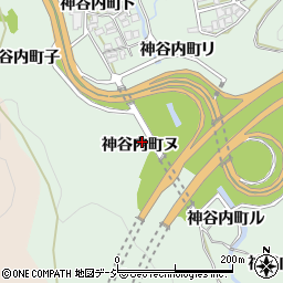 石川県金沢市神谷内町ヌ周辺の地図