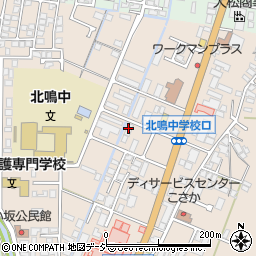 石川県金沢市小坂町北周辺の地図