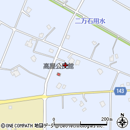 富山県南砺市高屋148周辺の地図
