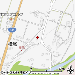 群馬県吾妻郡中之条町横尾1421-1周辺の地図