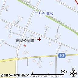 富山県南砺市高屋152周辺の地図