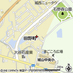 栃木県宇都宮市田野町596周辺の地図