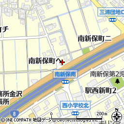 石川県金沢市南新保町ヘ32周辺の地図