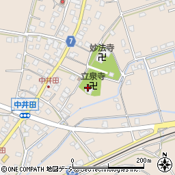 富山県富山市八尾町井田7677周辺の地図