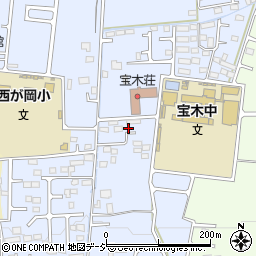 栃木県宇都宮市宝木町2丁目1090-15周辺の地図