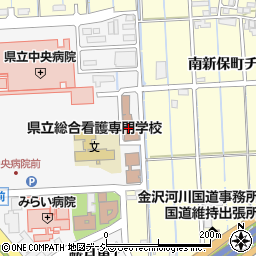 石川県庁　各種相談所こころの健康センター発達障害支援センター周辺の地図