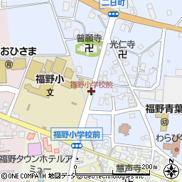 福野小学校前周辺の地図
