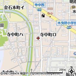 石川県金沢市寺中町ロ60-1周辺の地図