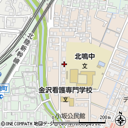石川県金沢市小坂町北55-1周辺の地図