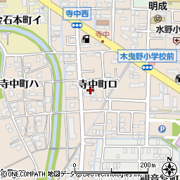 石川県金沢市寺中町ロ37周辺の地図