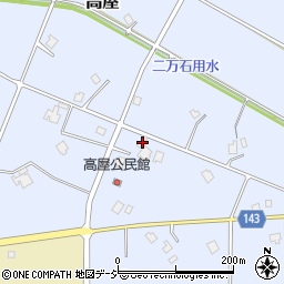 富山県南砺市高屋150周辺の地図