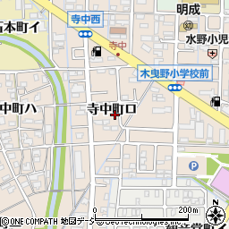 石川県金沢市寺中町ロ10周辺の地図