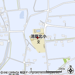 宇都宮市立清原北小学校周辺の地図