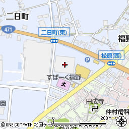 コマツＮＴＣ富山３７工場周辺の地図