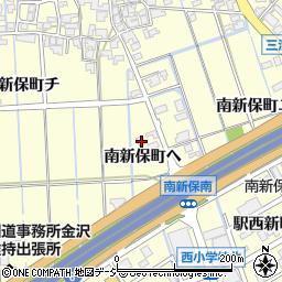 石川県金沢市南新保町ヘ48周辺の地図