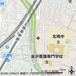石川県金沢市小坂町北31周辺の地図