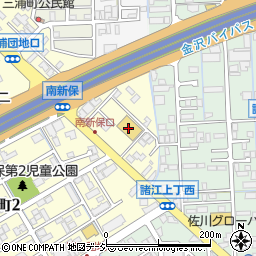 アメリカンスクエアマツヤ金沢店周辺の地図