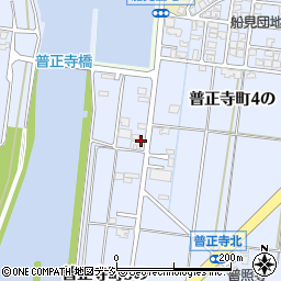 石川県金沢市普正寺町周辺の地図