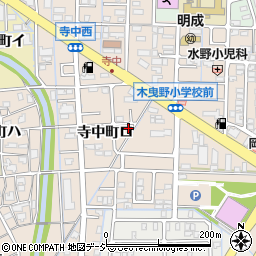 石川県金沢市寺中町ロ8周辺の地図