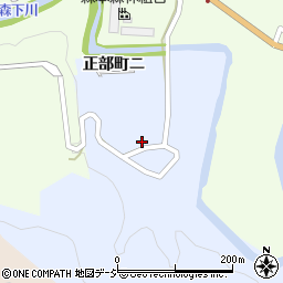 石川県金沢市正部町ト5周辺の地図