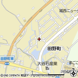 栃木県宇都宮市田野町581-12周辺の地図