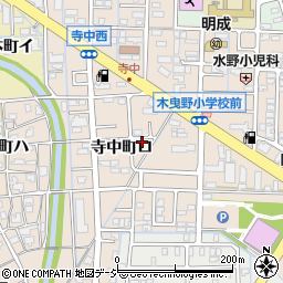 石川県金沢市寺中町ロ10-11周辺の地図