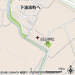 石川県金沢市下涌波町16周辺の地図