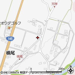 群馬県吾妻郡中之条町横尾1427-2周辺の地図