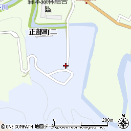 石川県金沢市正部町ト6周辺の地図