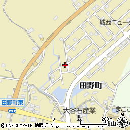 栃木県宇都宮市田野町581周辺の地図