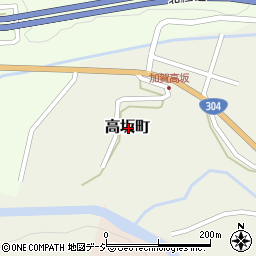 石川県金沢市高坂町周辺の地図