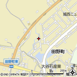 栃木県宇都宮市田野町581-46周辺の地図