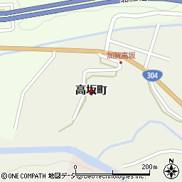 石川県金沢市高坂町周辺の地図