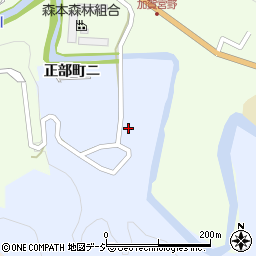 石川県金沢市正部町ニ126周辺の地図