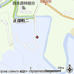石川県金沢市正部町ニ周辺の地図